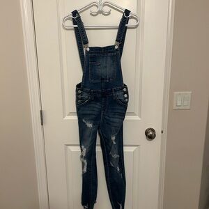 Classic Blue Women's Denim Overalls